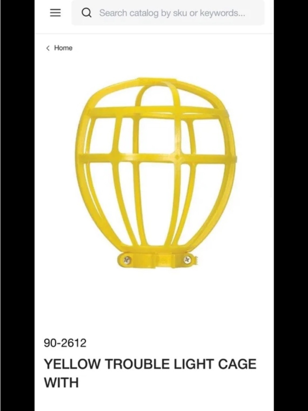 Satco Yellow Trouble Light Plastic Bulb Cage -New In Bag Lot Of 4